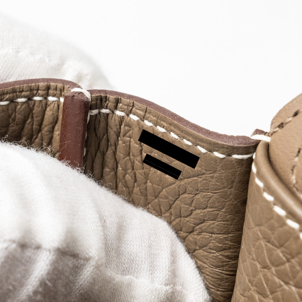 HERMES HALZAN 25 CLEMENCE ETOUPE GHW