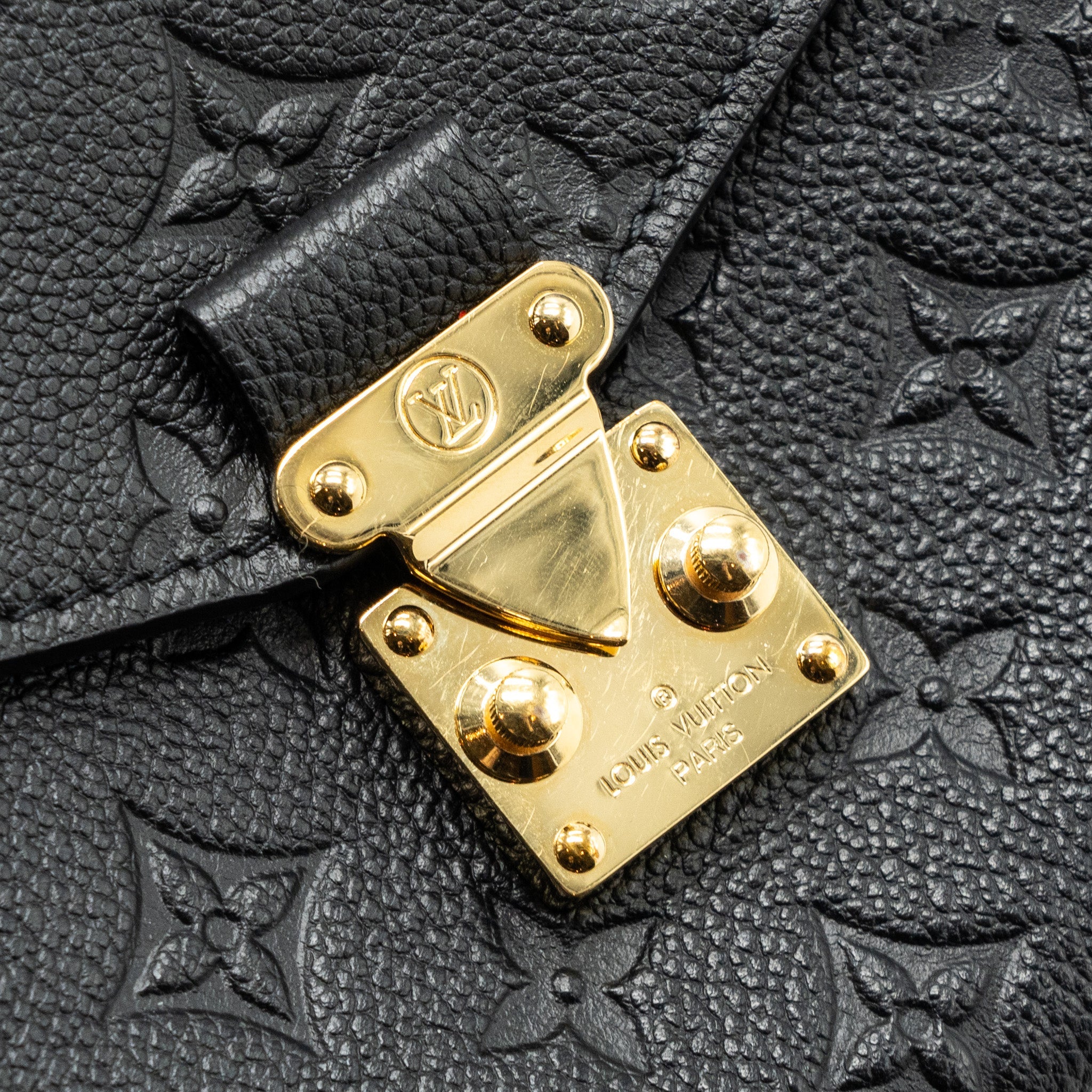 LOUIS VUITTON MÉTIS POCHETTE MONOGRAM EMPREINTE BLACK GHW(NEW VERSION)