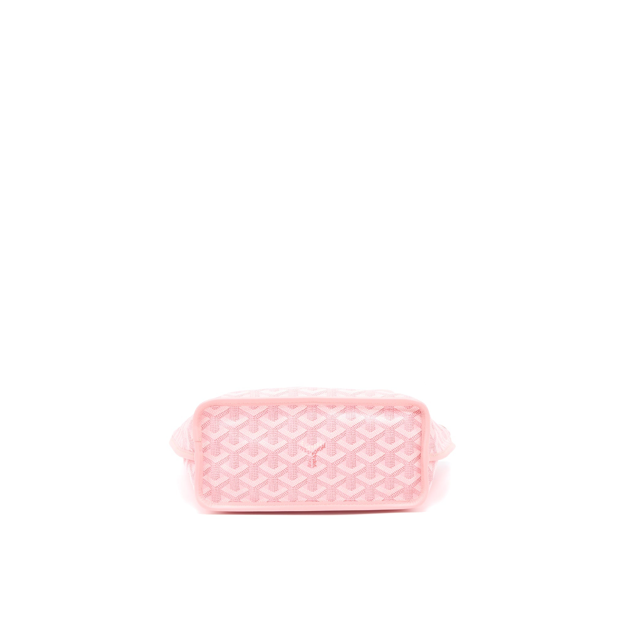 GOYARD LIMITED EDITION ANJOU MINI BAG CANVAS/CALFSKIN PINK SHW