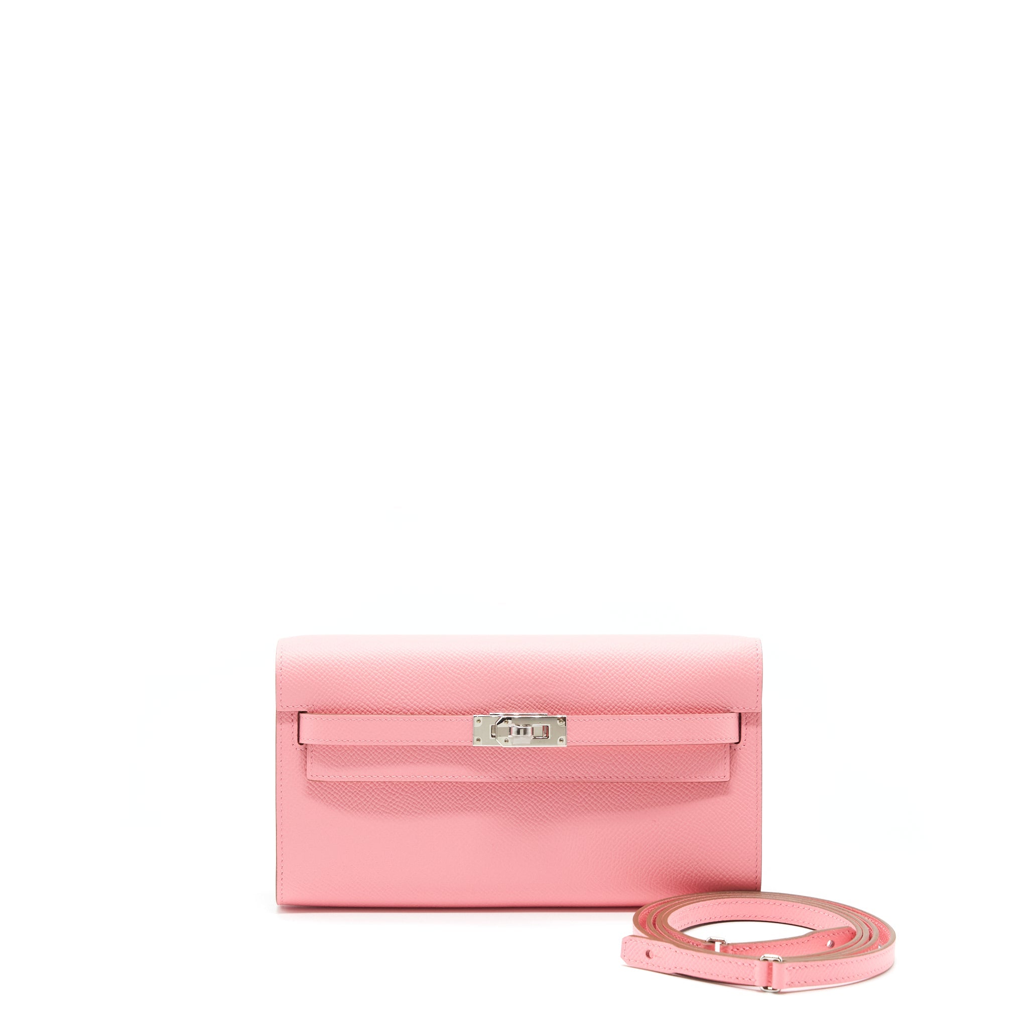 HERMES KELLY TO GO EPSOM 1Q ROSE CONFETTI SHW