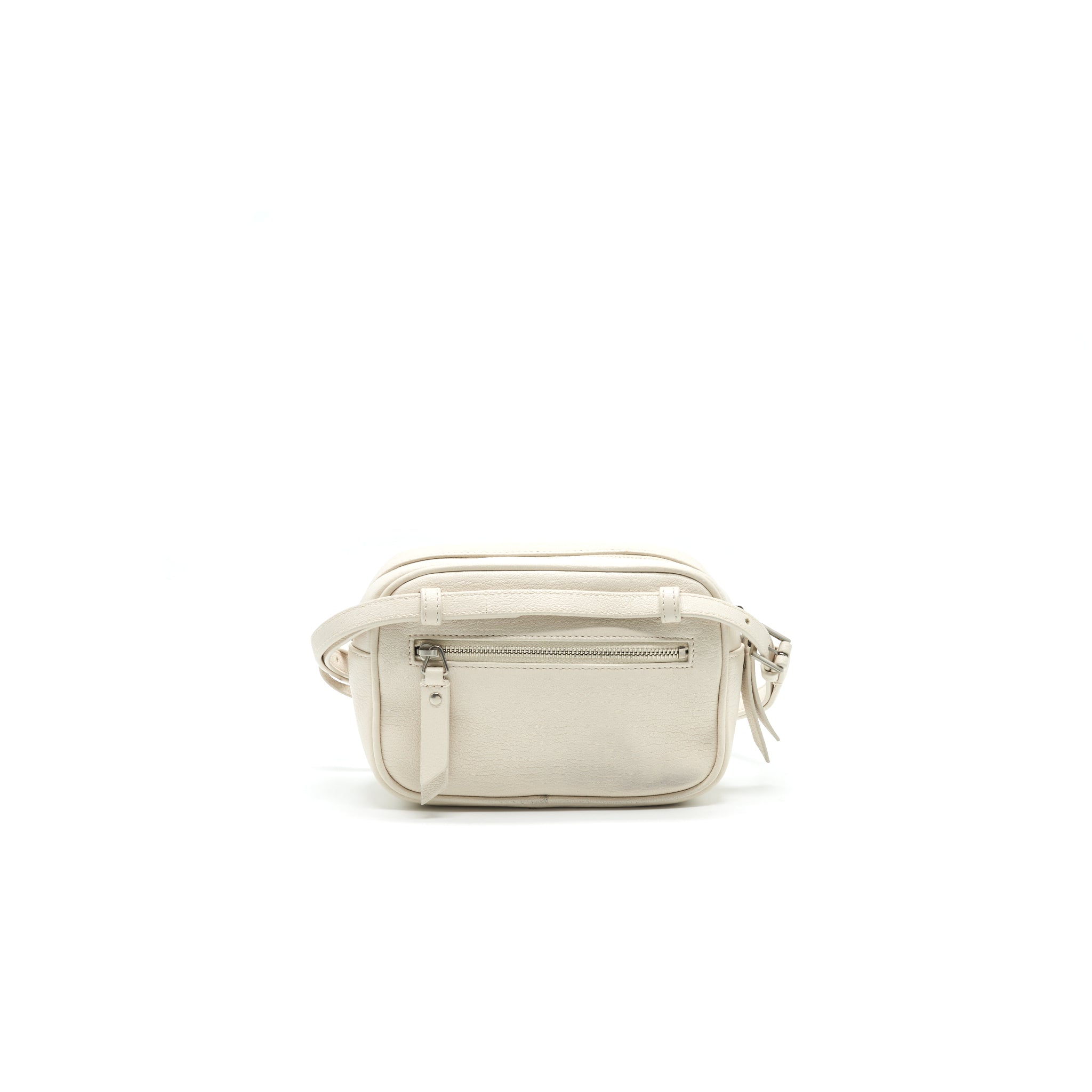 SAINT LAURENT BELT CAMERA BAG WHITE