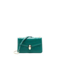 BVLGARI SERPENTI FOREVER CROSSBODY BAG CALFSKIN GREEN LGHW