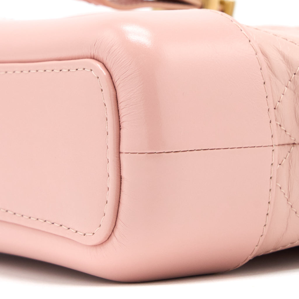 CHANEL SMALL GABRIELLE HOBO BAG CALFSKIN LIGHT PINK MULTICOLOUR HARDWARE