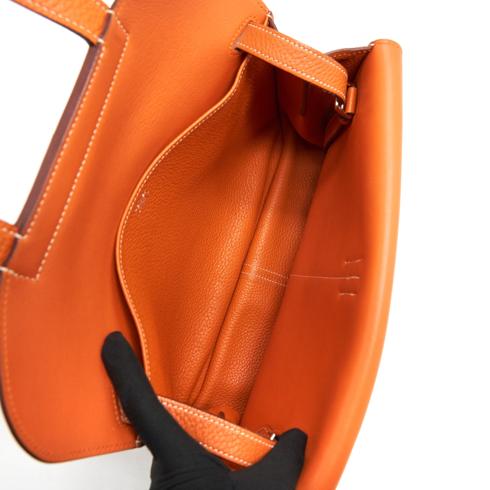 HERMES HALZAN 31 CLEMENCE ORANGE SHW