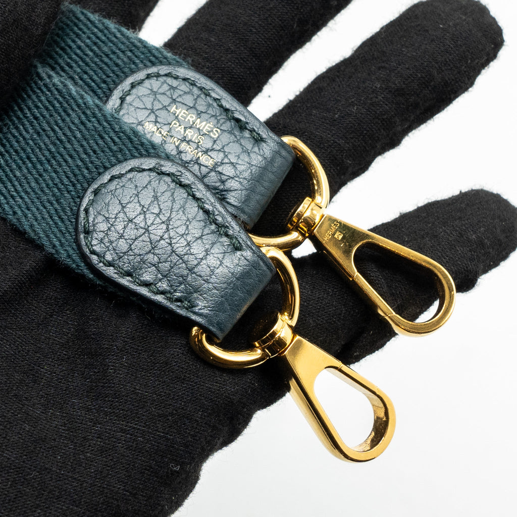 HERMES MINI EVELYNE CLEMENCE VERT CYPRES GHW