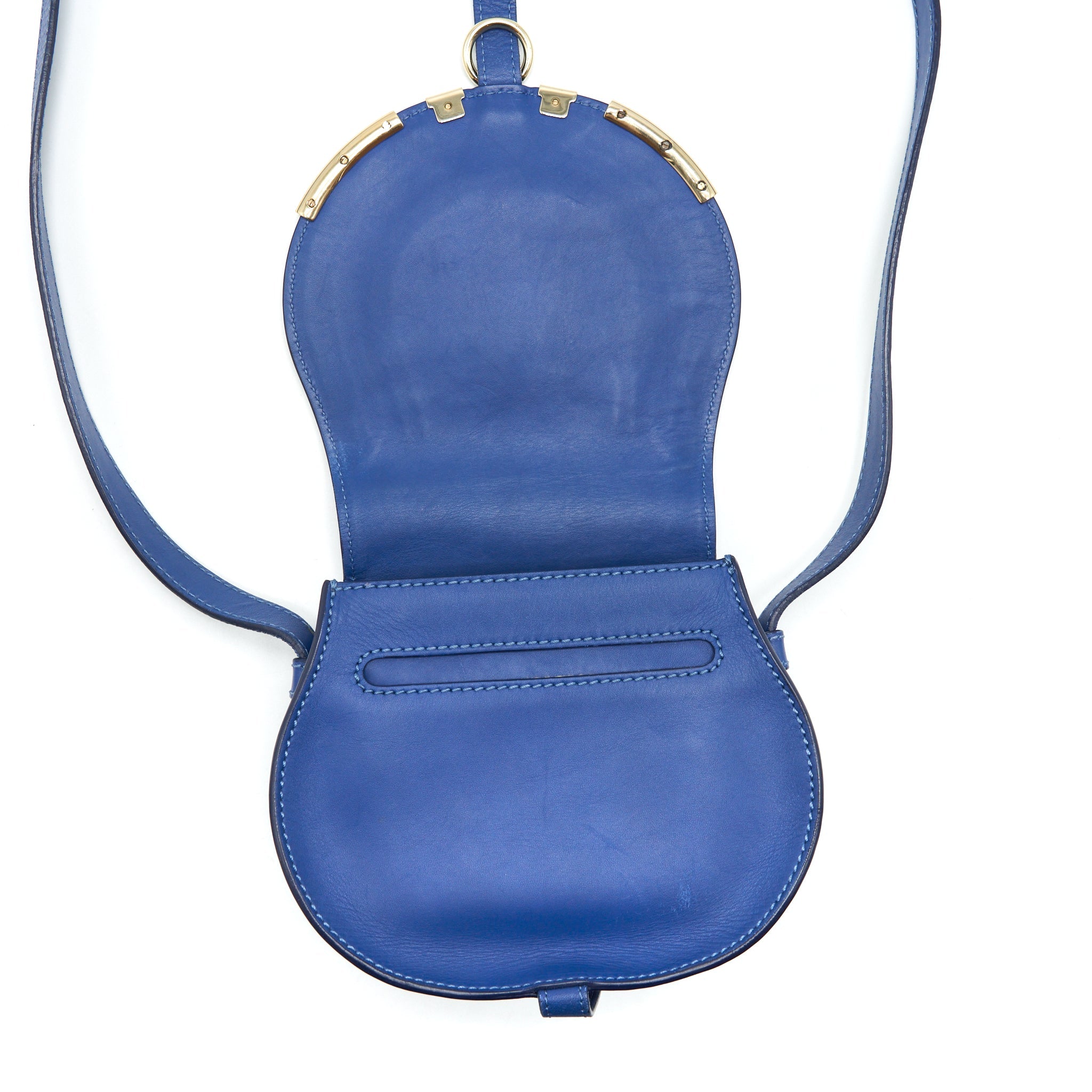 CHLOE CROSSBODY BAG BLUE GHW