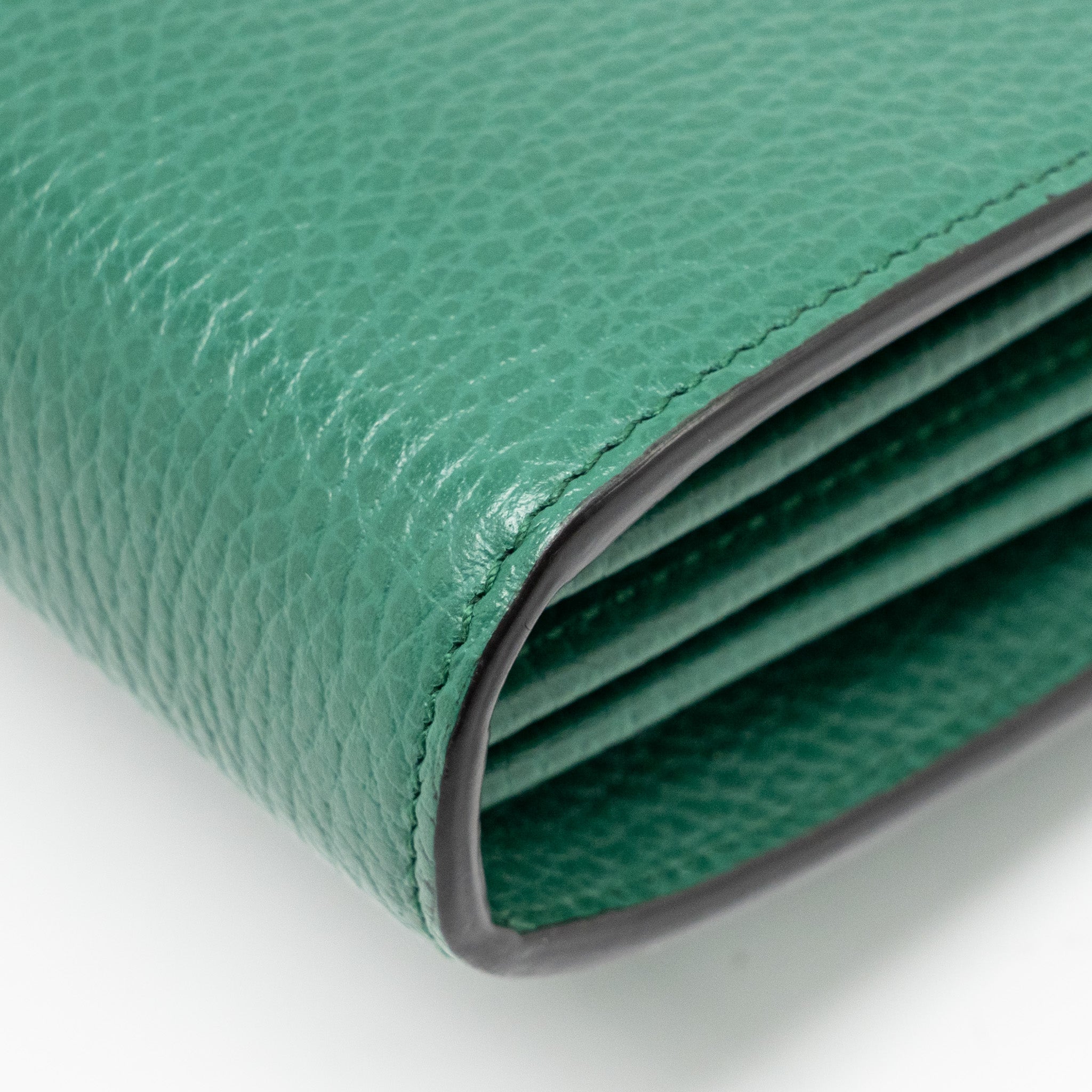GUCCI MINI DIONYSUS WALLET ON CHAIN CALFSKIN GREEN MULTICOLOUR HARDWARE