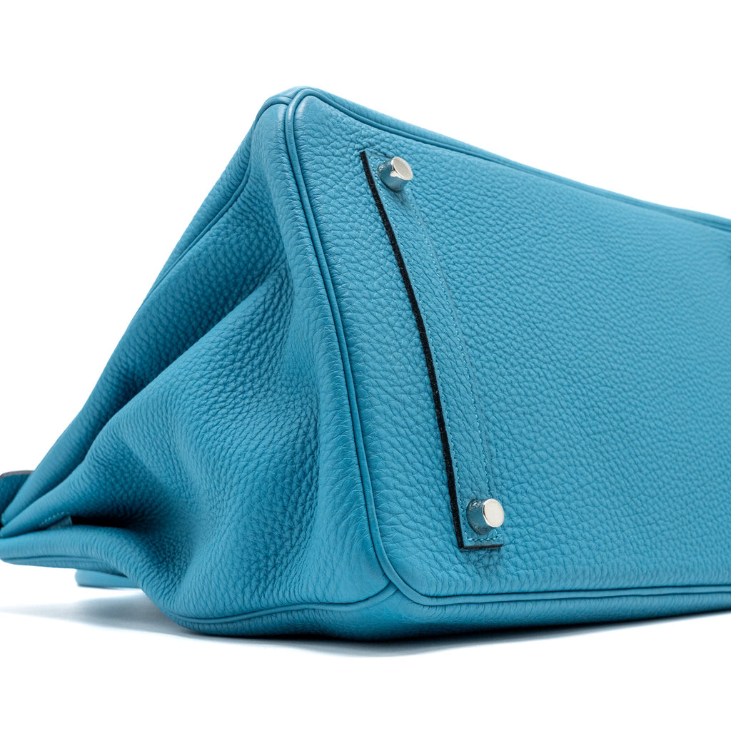 HERMES BIRKIN 35 TOGO TURQUOISE BLUE SHW