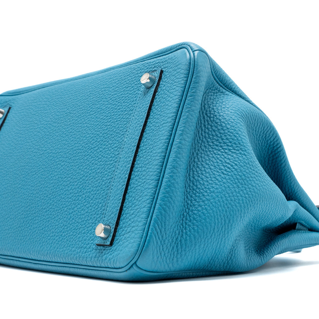 HERMES BIRKIN 35 TOGO TURQUOISE BLUE SHW