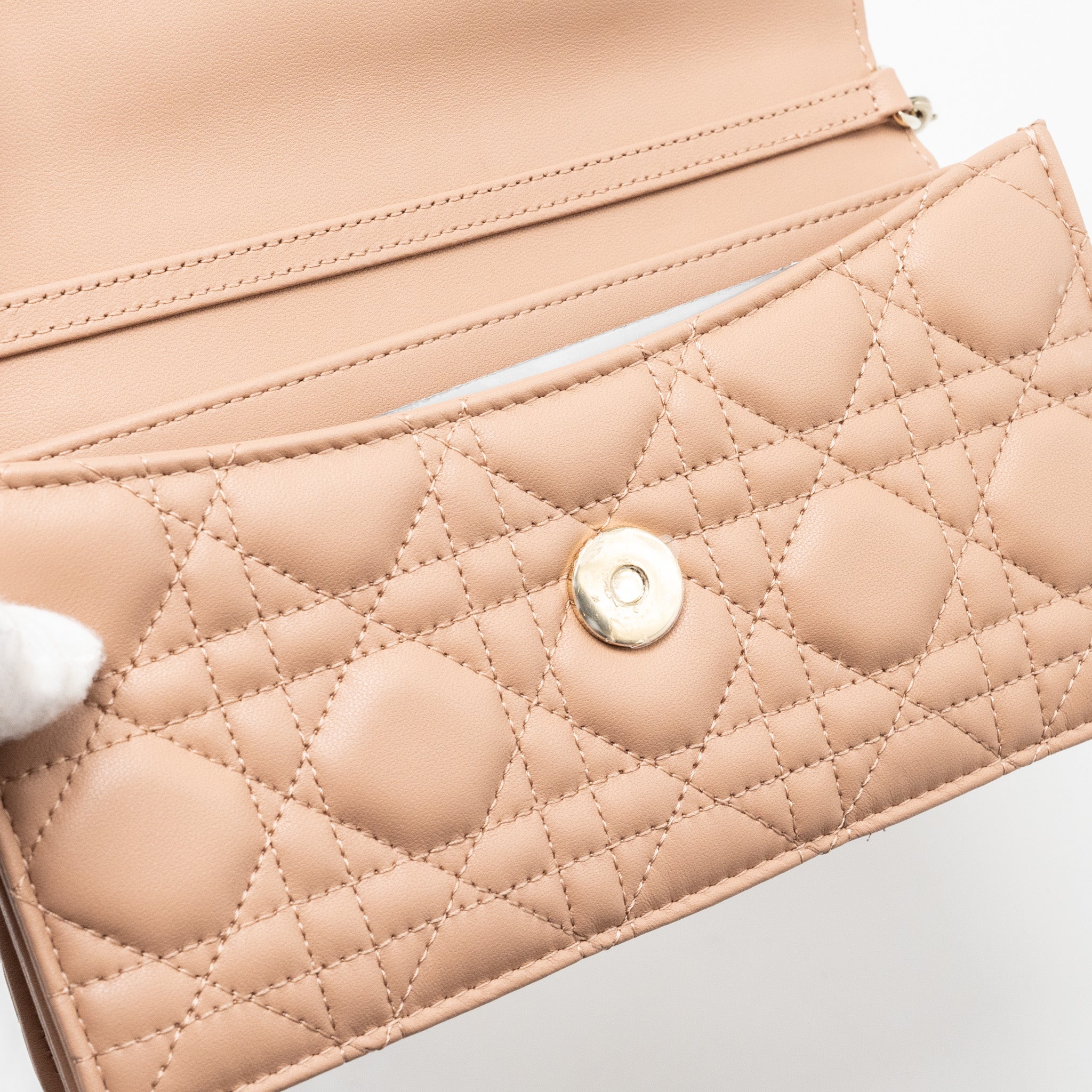 DIOR MY DIOR MINI BAG LAMBSKIN BEIGE LGHW