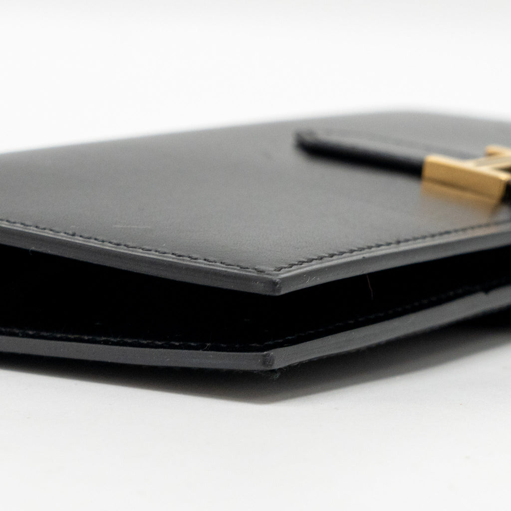 HERMES BEARN WALLET BOX BLACK GHW
