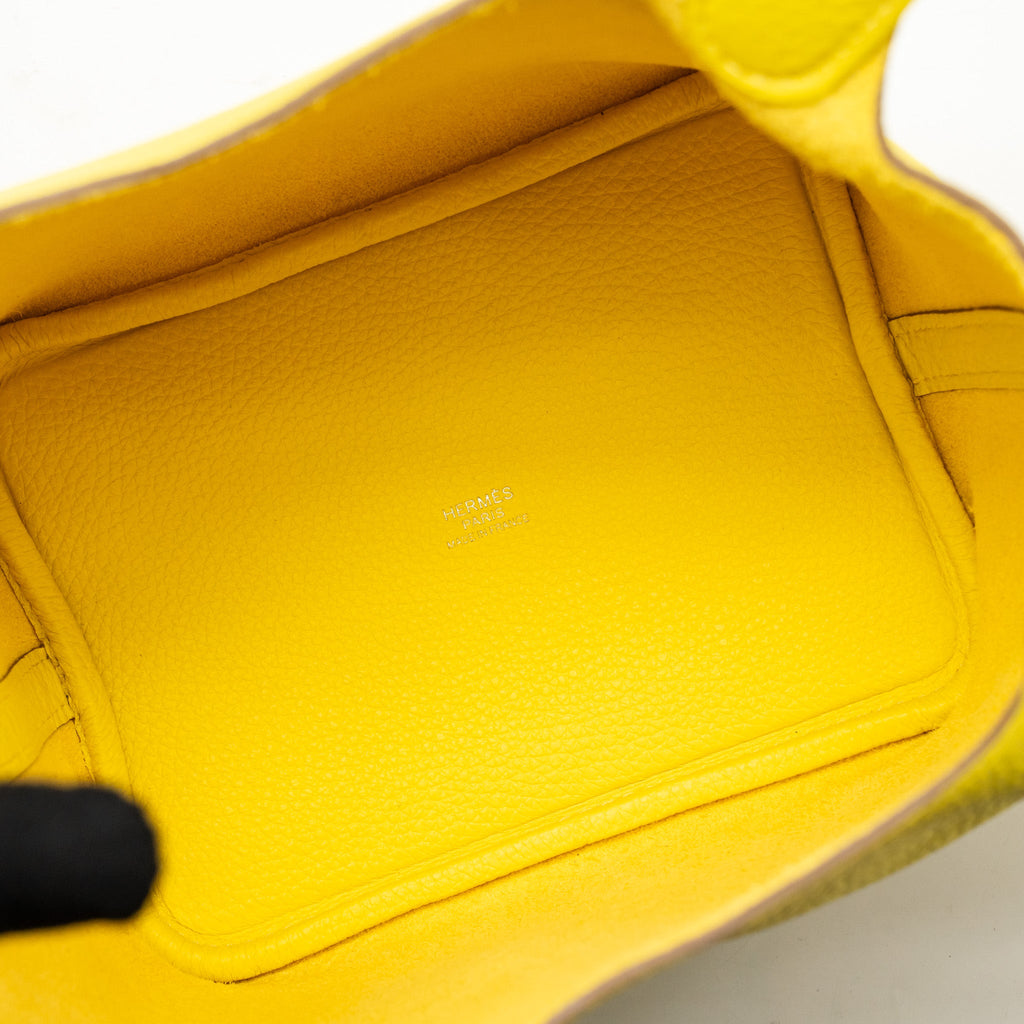 HERMES PICOTIN 18 LOCK BAG CLEMENCE 9R LIME SHW