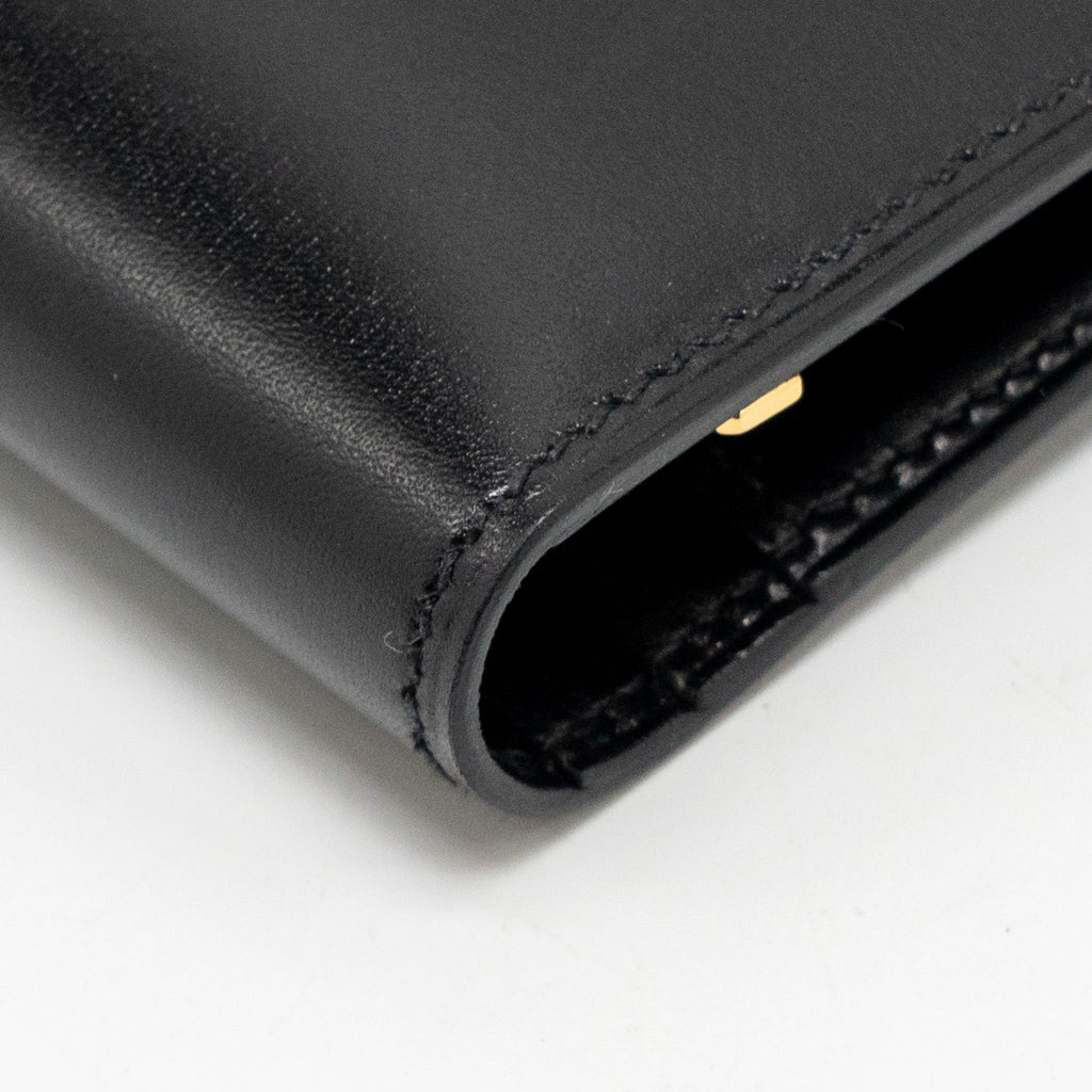 HERMES BEARN WALLET BOX BLACK GHW