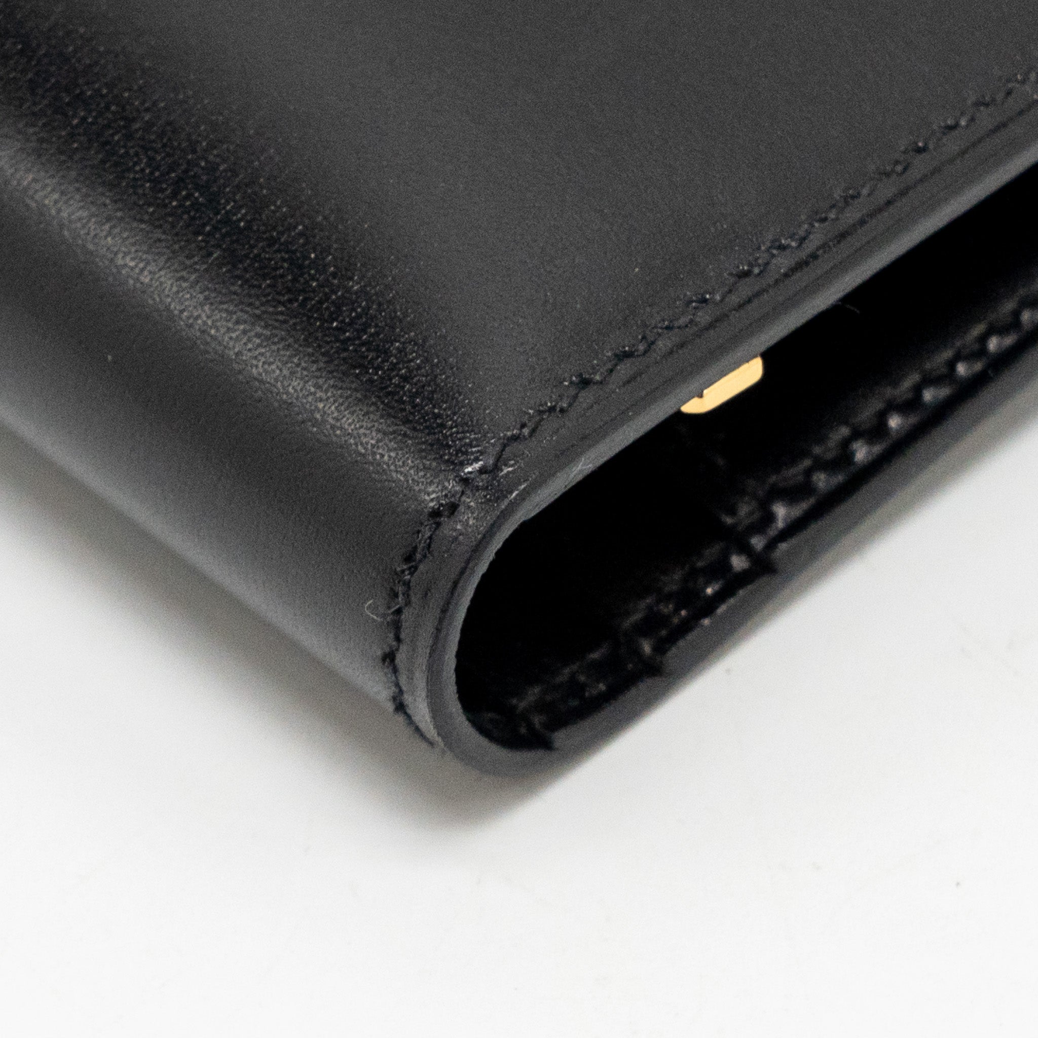 HERMES BEARN WALLET BOX BLACK GHW