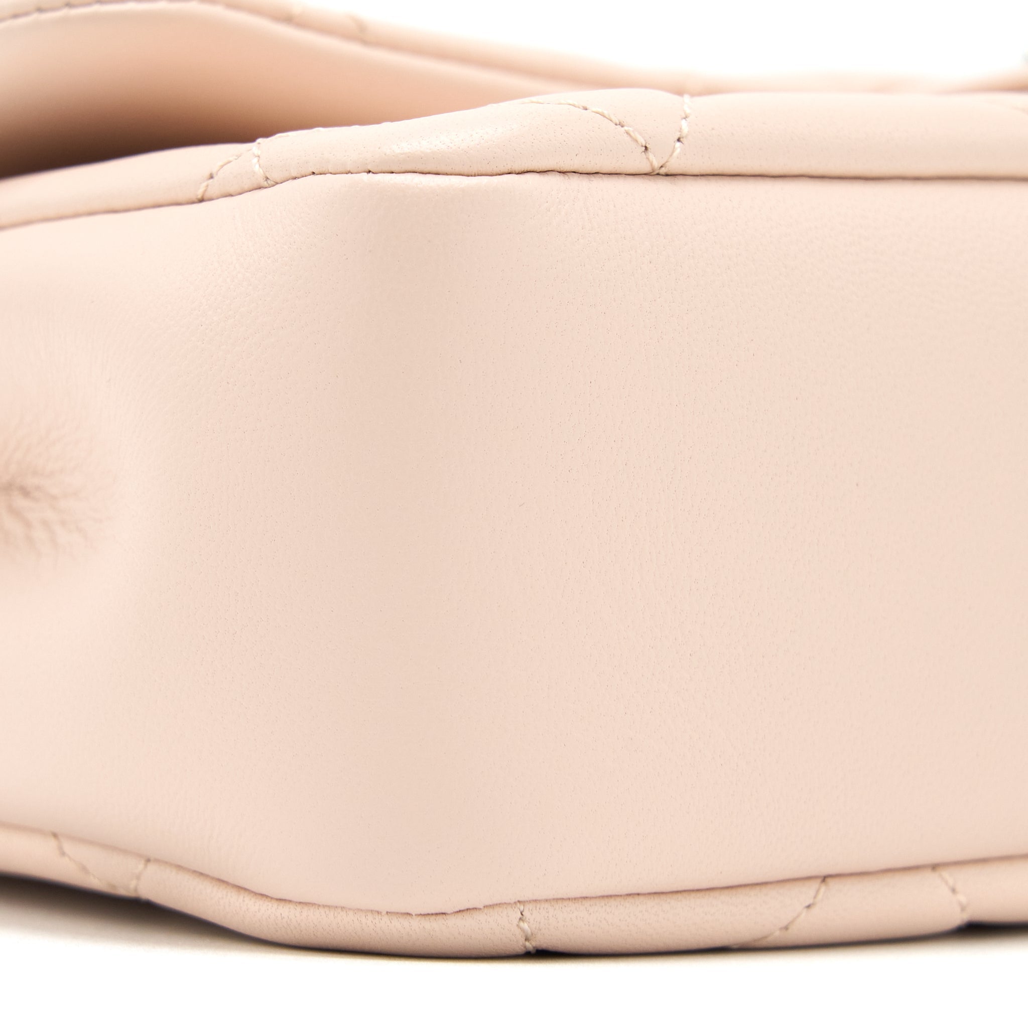 CHANEL 22C RECTANGULAR FLAP BAG WITH GIANT TOP HANDLE LAMBSKIN PINK LGHW(MICROCHIP)
