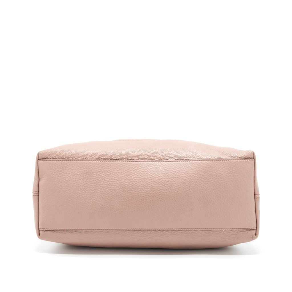 GUCCI SOHO CHAIN SHOULDER BAG LIGHT PINK GHW