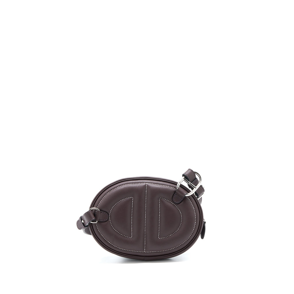 HERMES IN THE LOOP BELT BAG SWIFT ROUGE SELLIER/BLUE FRANCE SHW