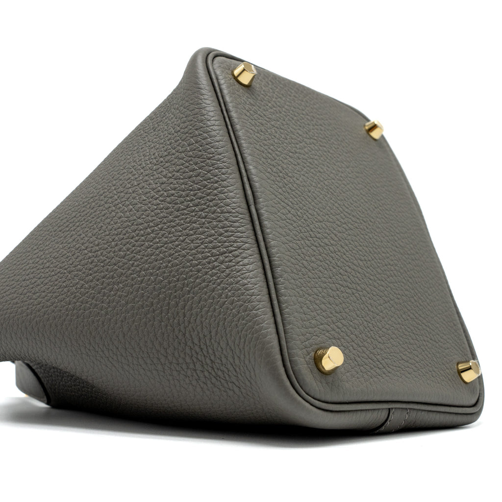 HERMES PICOTIN 18 CLEMENCE GRIS MEYER GHW