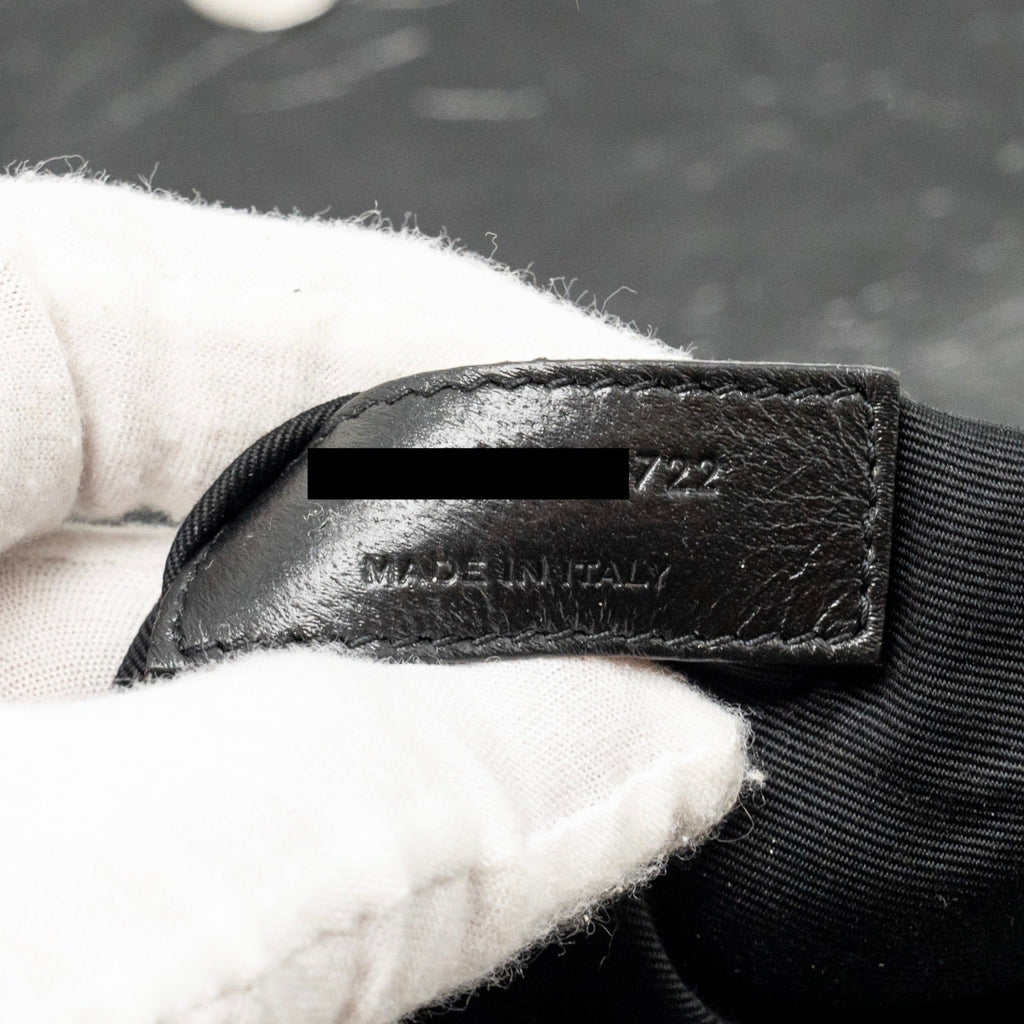 SAINT LAURENT/YSL MEDIUM NIKI BAG VINTAGE CALFSKIN BLACK SHW