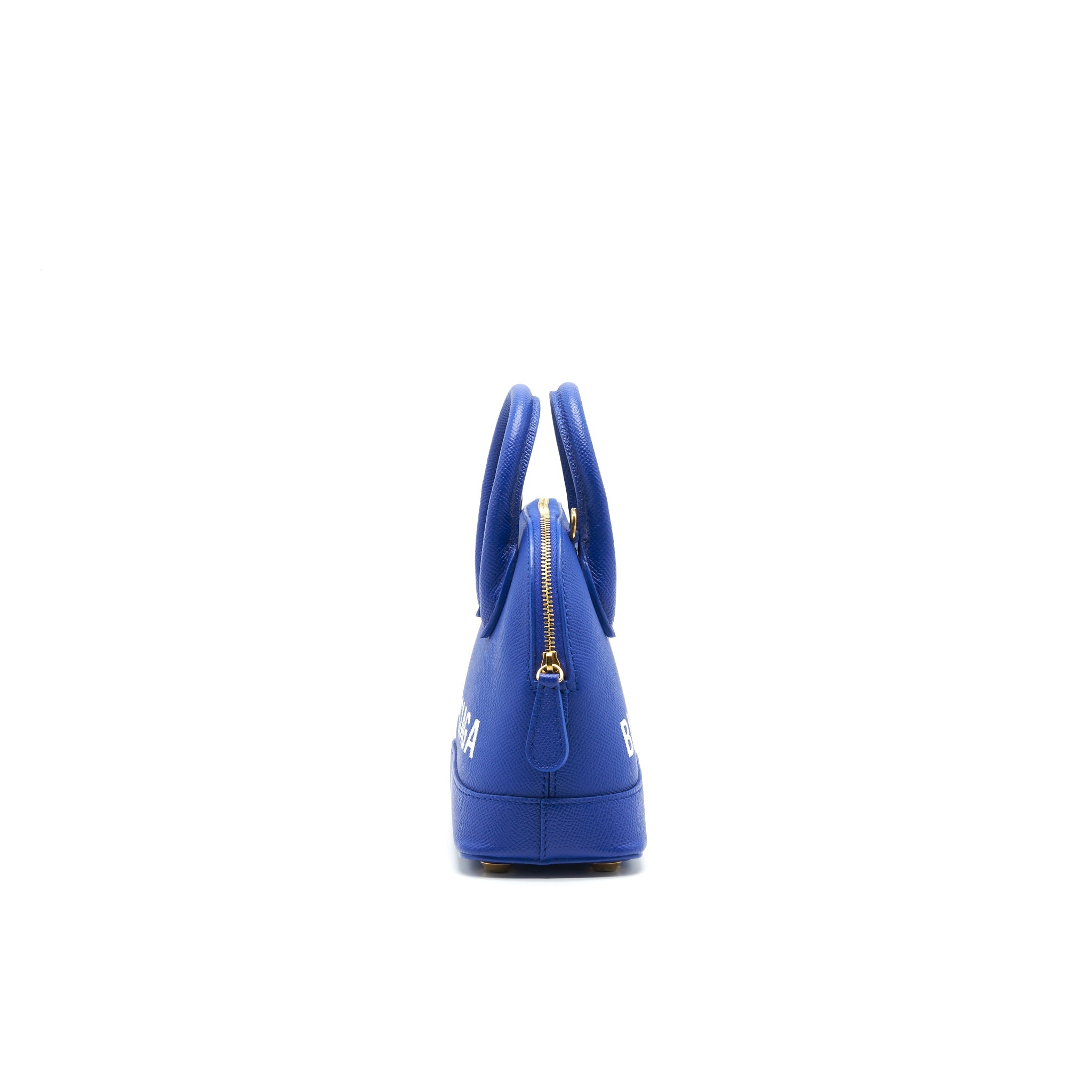 BALENIAGA VILLA TOP HANDLE BAG XXS BLUE