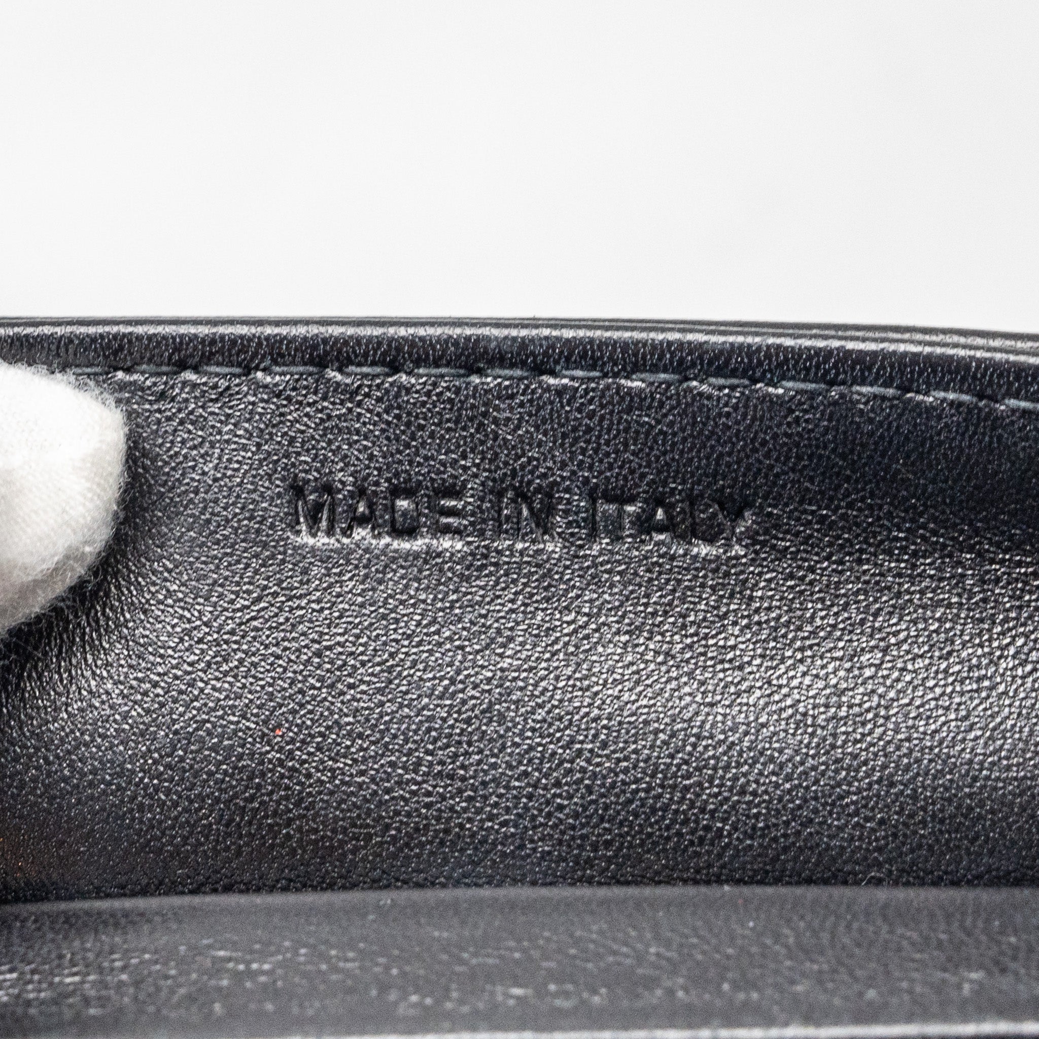 DIOR MINI CARO FLAP BAG CALFSKIN BLACK WITH BLACK HARDWARE