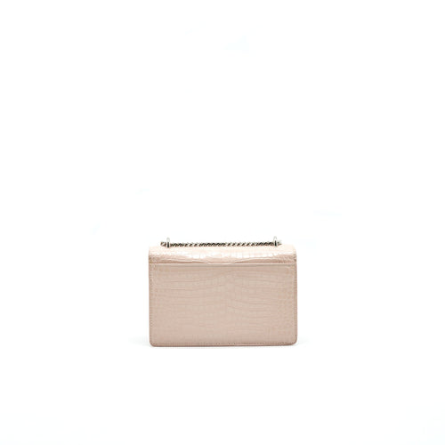 SAINT LAURENT /YSL SMALL WALLET ON CHAIN PINK SHW