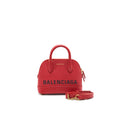 BALENCIAGA VILLE TOP HANDLE TOTE BAG XXS RED