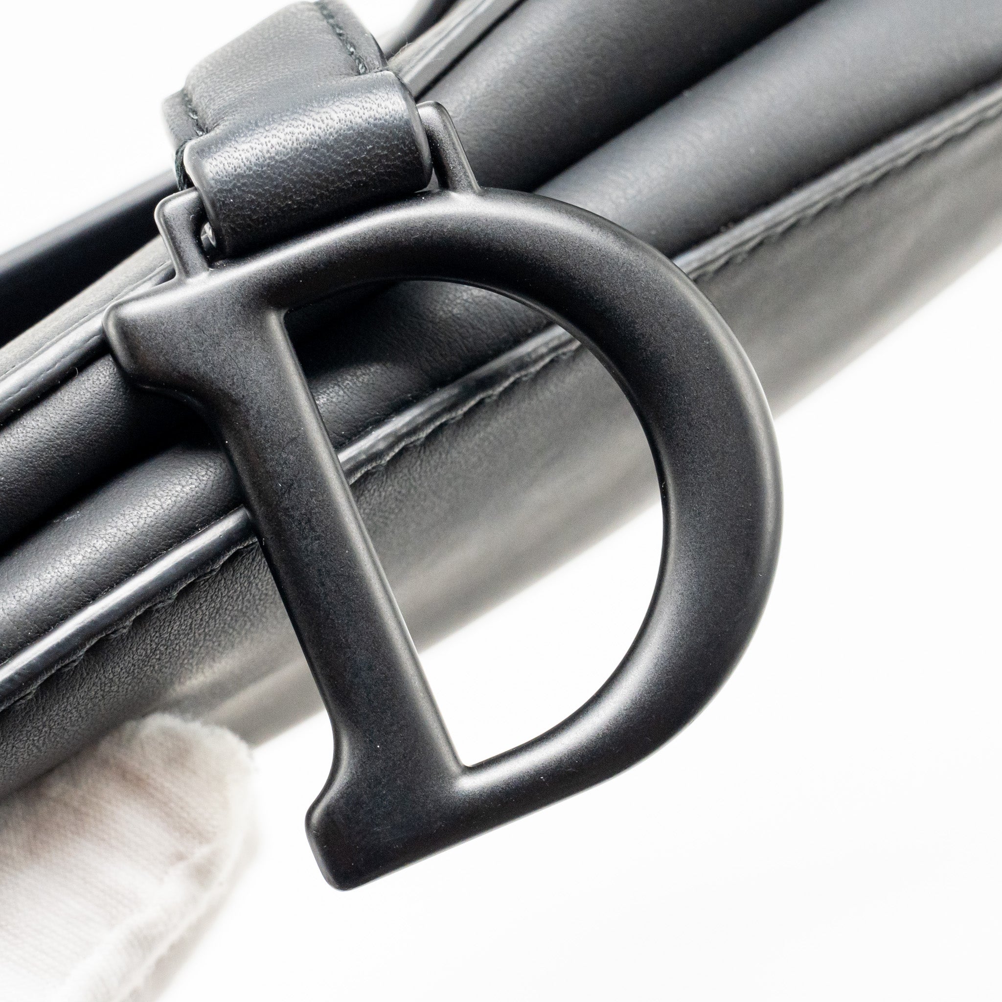 DIOR MINI SADDLE BAG CALFSKIN SO BLACK