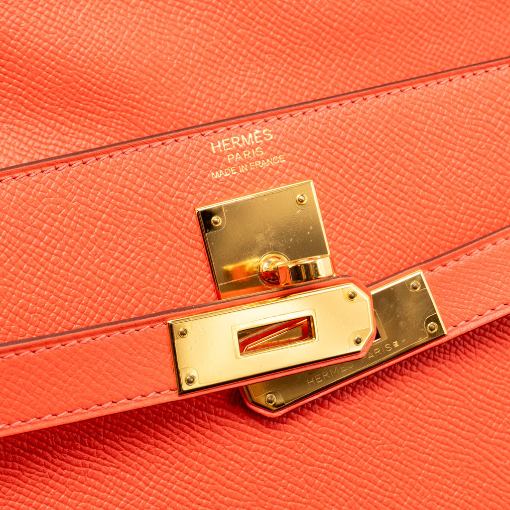 HERMES KELLY 32 EPSOM T5 ROSE JAIPUR GHW