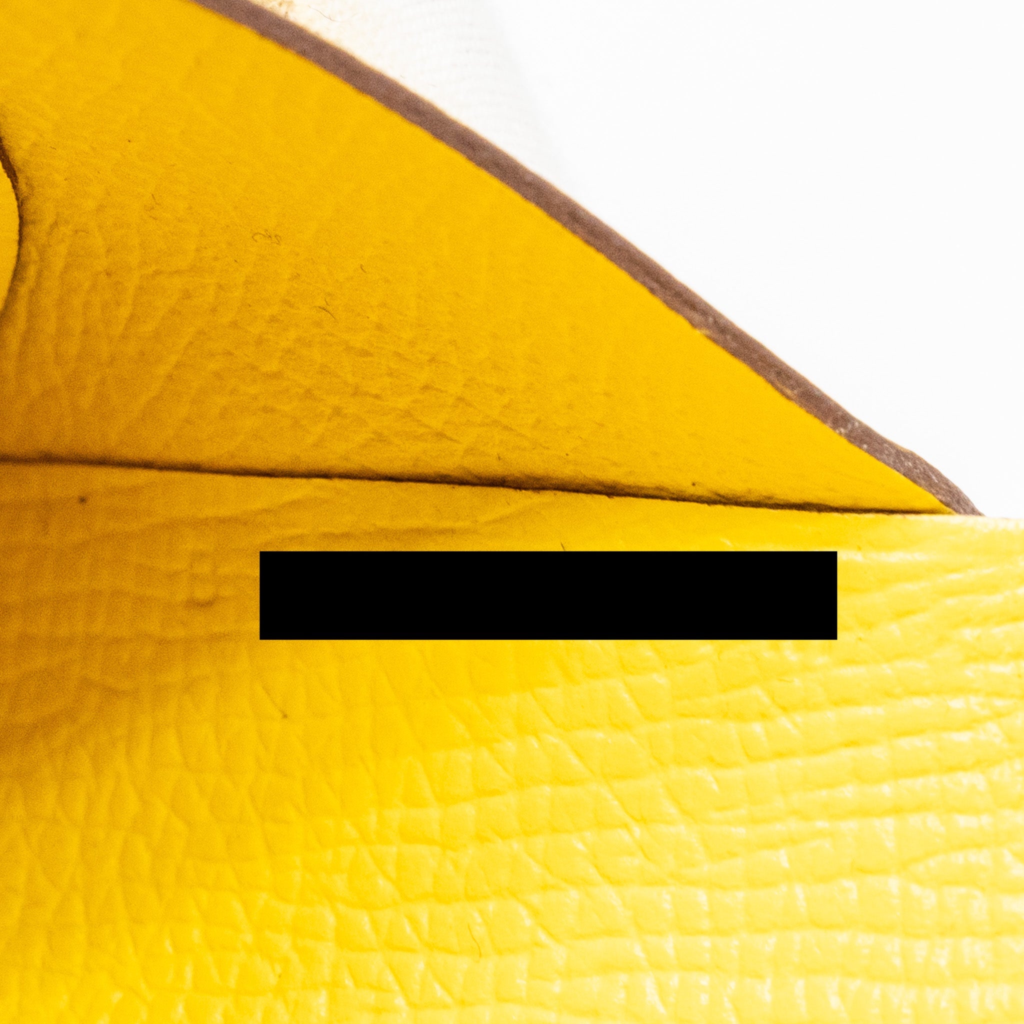 HERMES CALVI CARDHOLDER EPSOM JAUNE DE NAPLES SHW