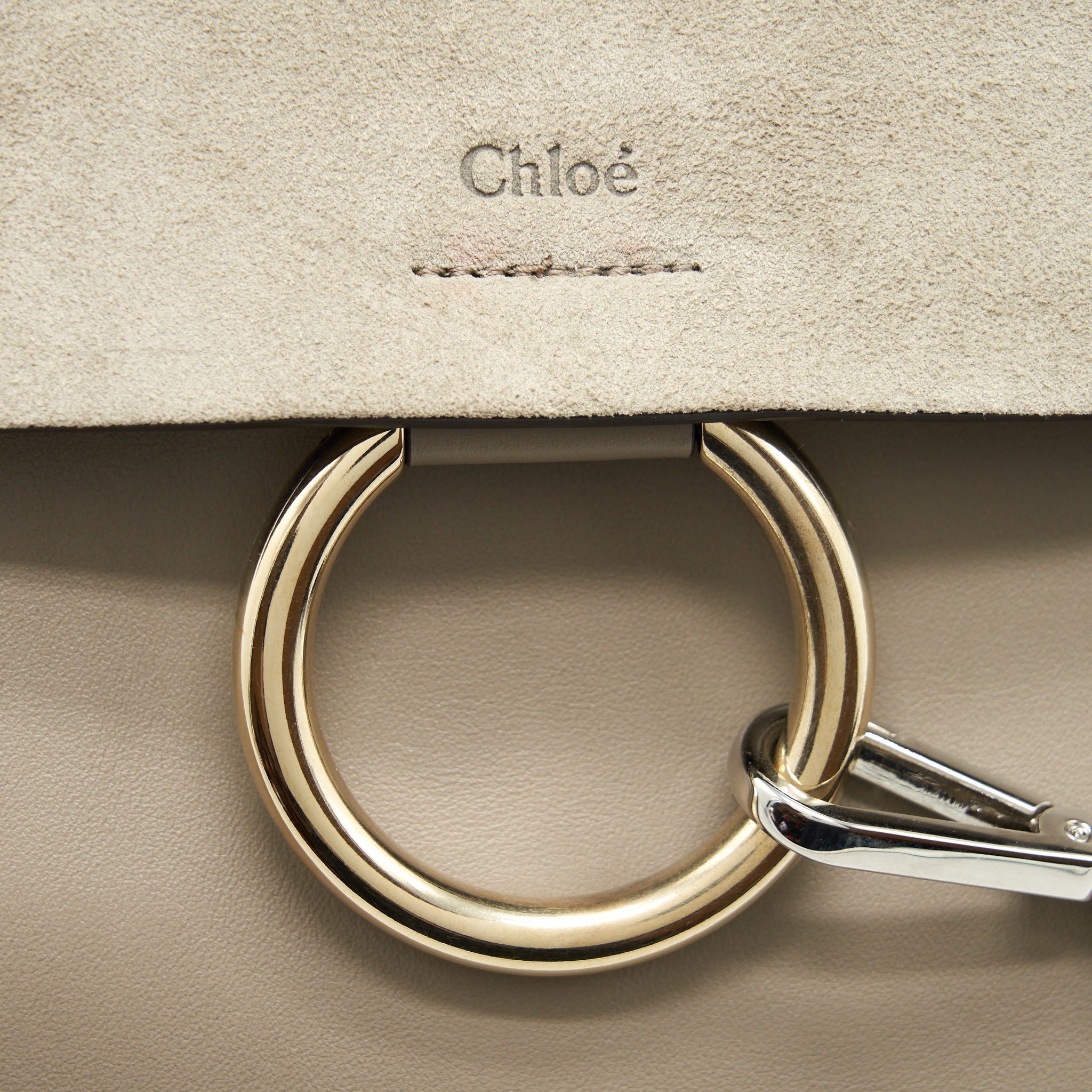 CHLOE FAYE BAG GREY SHW