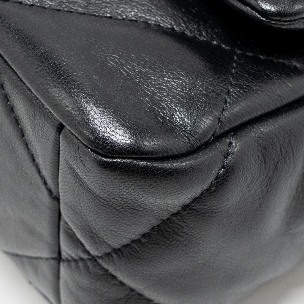 CHANEL SMALL 19 BAG GOATSKIN BLACK MULTICOLOUR HARDWARE