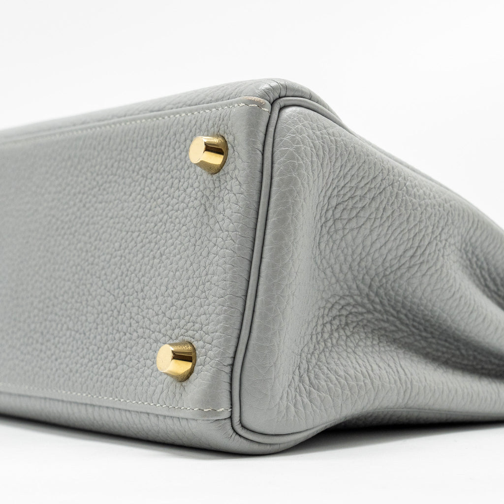 HERMES KELLY 25 TOGO GRIS MOUETTE GHW