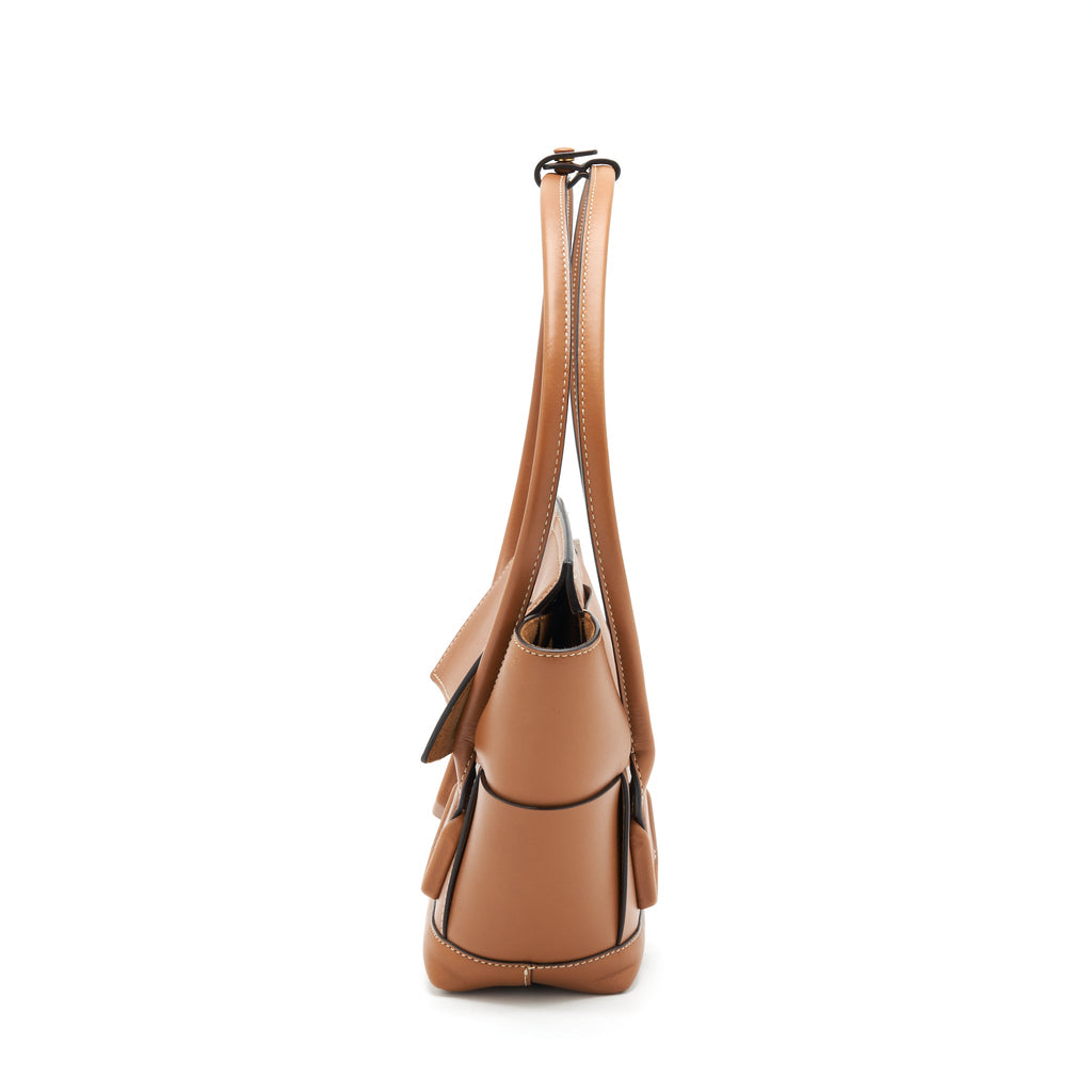 BOTTEGA VENETA ARCO BAG CALFSKIN WOOD