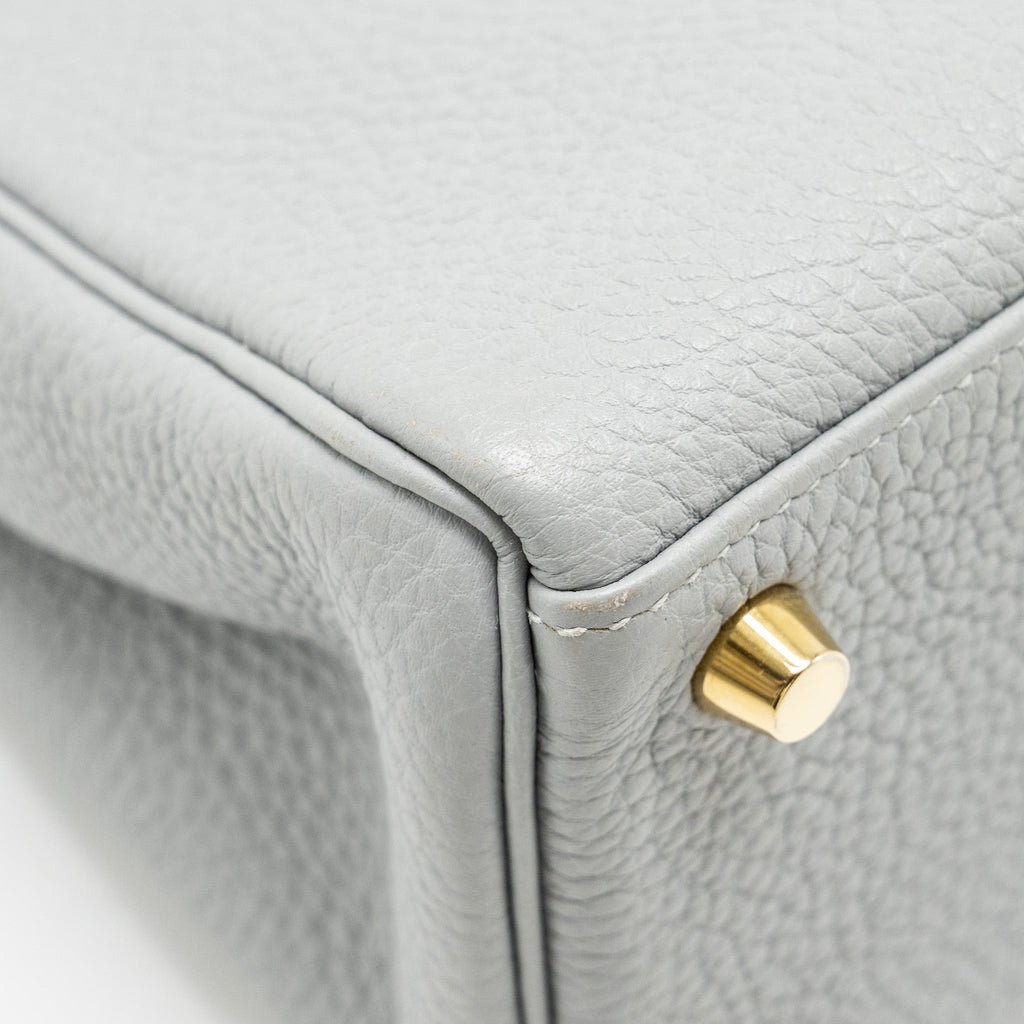 HERMES KELLY 25 TOGO GRIS MOUETTE GHW