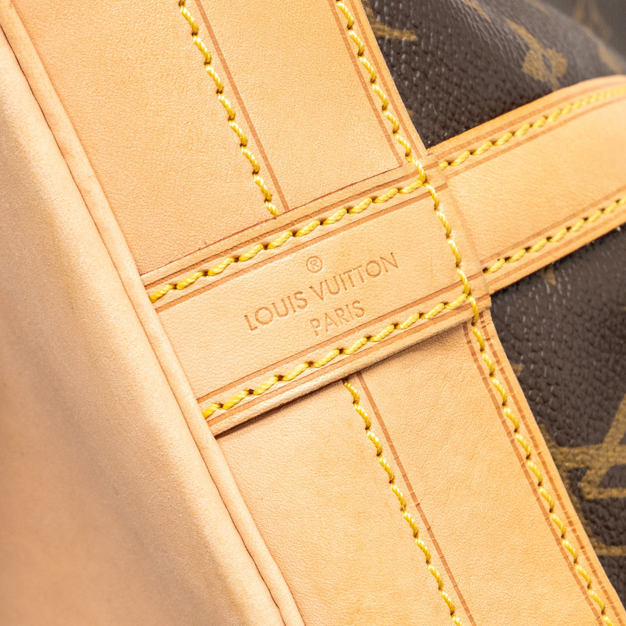 LOUIS VUITTON NOE BUCKET BAG MONOGRAM CANVAS GHW