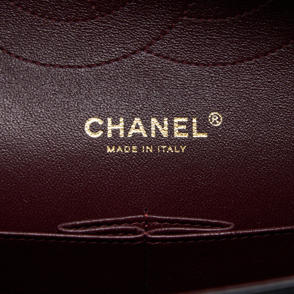 CHANEL JUMBO CLASSIC DOUBLE FLAP BAG LAMBSKIN BLACK GHW
