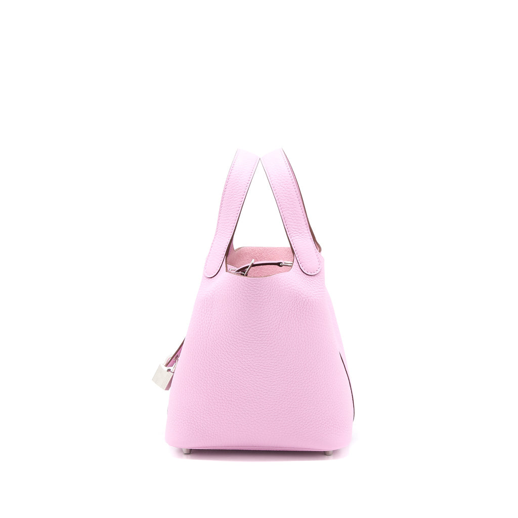HERMES PICOTIN 18 LOCK BAG CLEMENCE X9 MAUVE SYLVE SHW