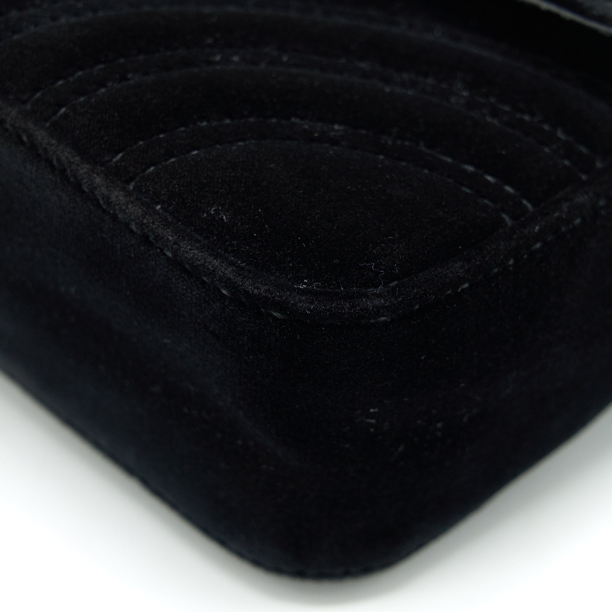 GUCCI MINI MARMONT VELVET BLACK GHW