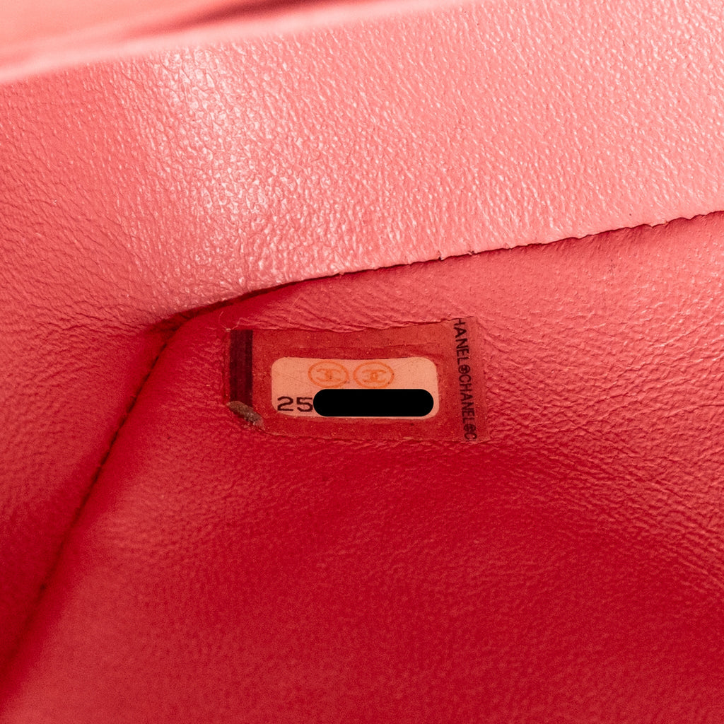 CHANEL MINI RECTANGULAR FLAP BAG CAVIAR PINK GHW
