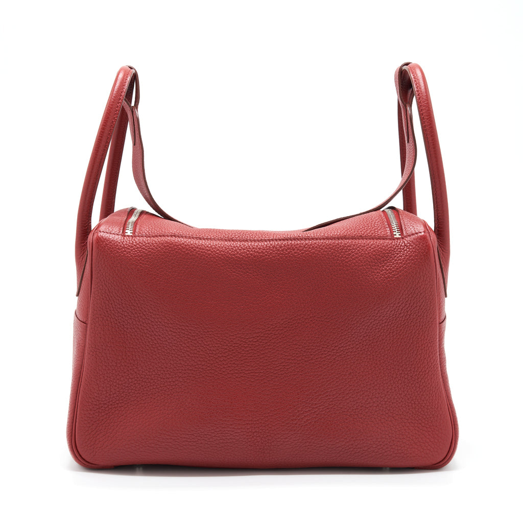 HERMES LINDY 34 CLEMENCE K1 ROUGE GRENAT SHW