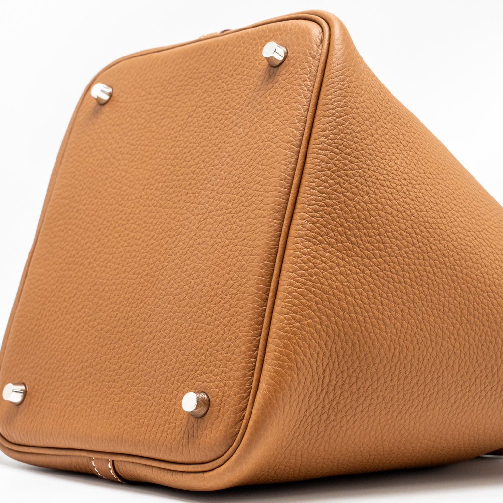 HERMES PICOTIN 22 LOCK BAG CLEMENCE GOLD SHW