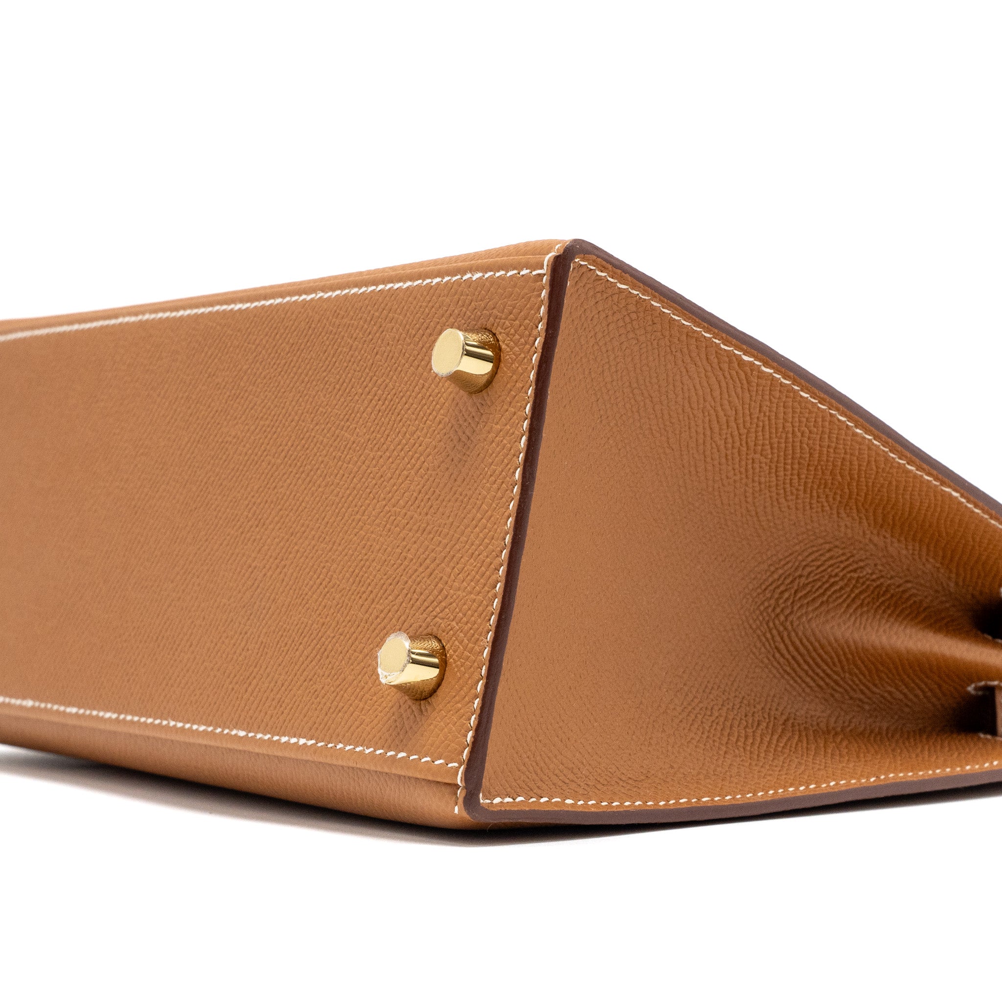 HERMES KELLY 25 SELLIER EPSOM GOLD GHW