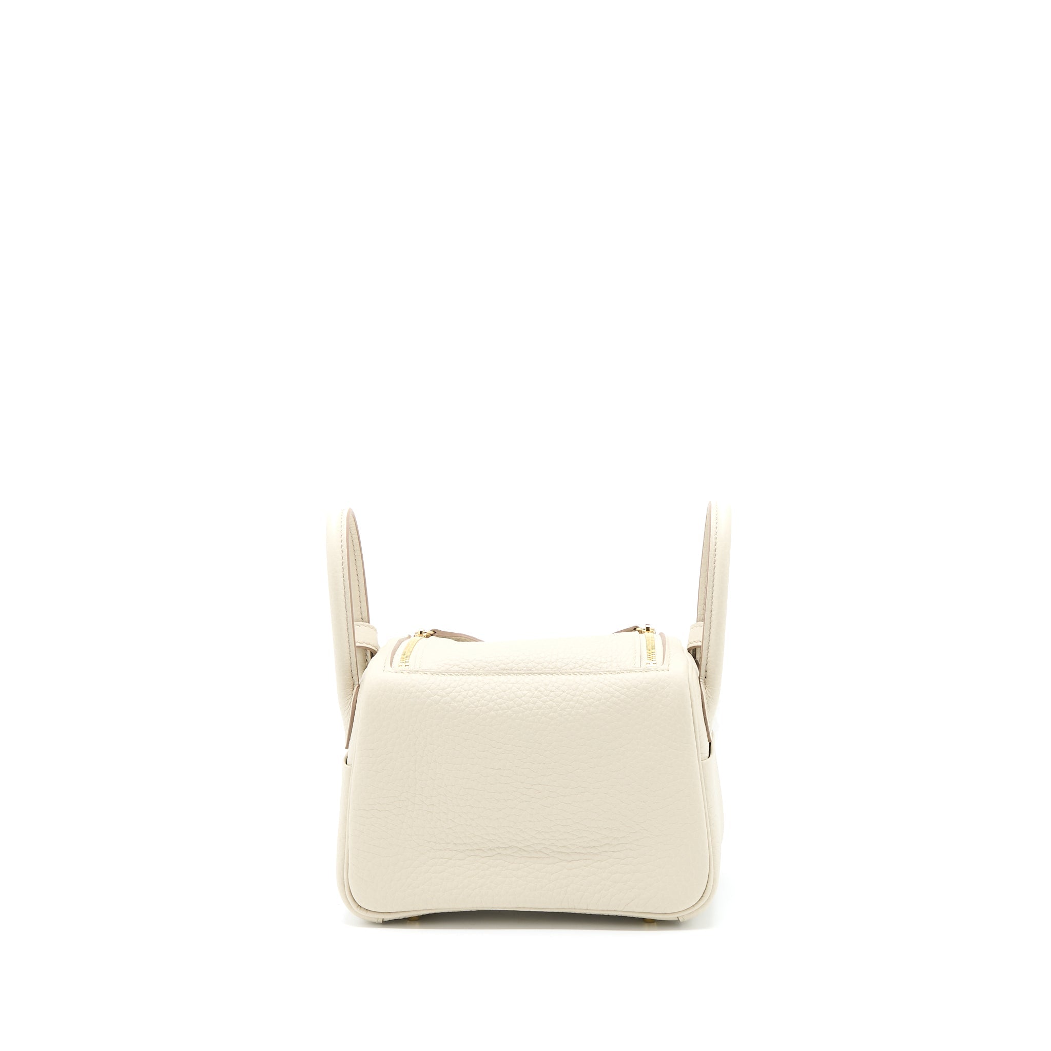 HERMES MINI LINDY CLEMENCE BETON GHW