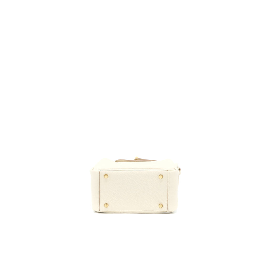 HERMES MINI LINDY CLEMENCE BETON GHW