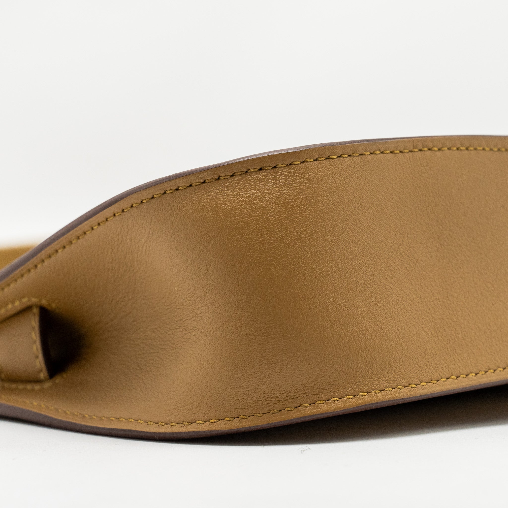 HERMES MINI JYPSIERE SWIFT BRONZE DORE/KRAFT GHW
