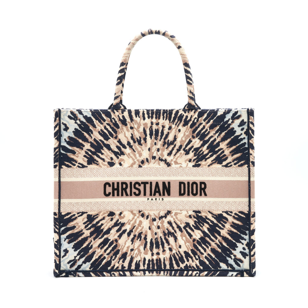 CHRISTIAN DIOR LARGE BOOK TOTE MULTICOLOUR LIMITED EDITION