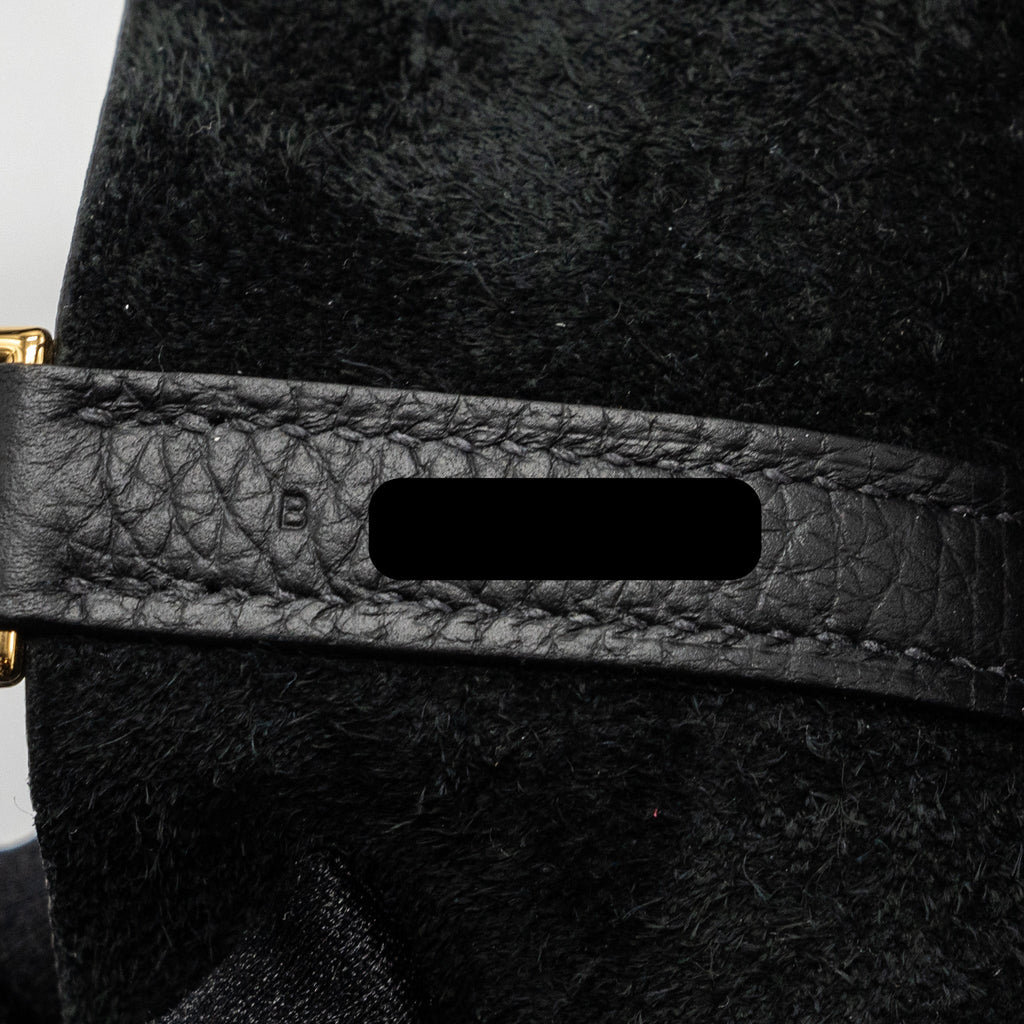 HERMERS PICOTIN 18 LOCK BAG CLEMENCE BLACK GHW