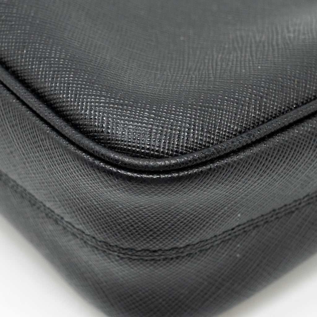 PRADA RE-EDITION 2005 SAFFIANO LEATHER BLACK GHW