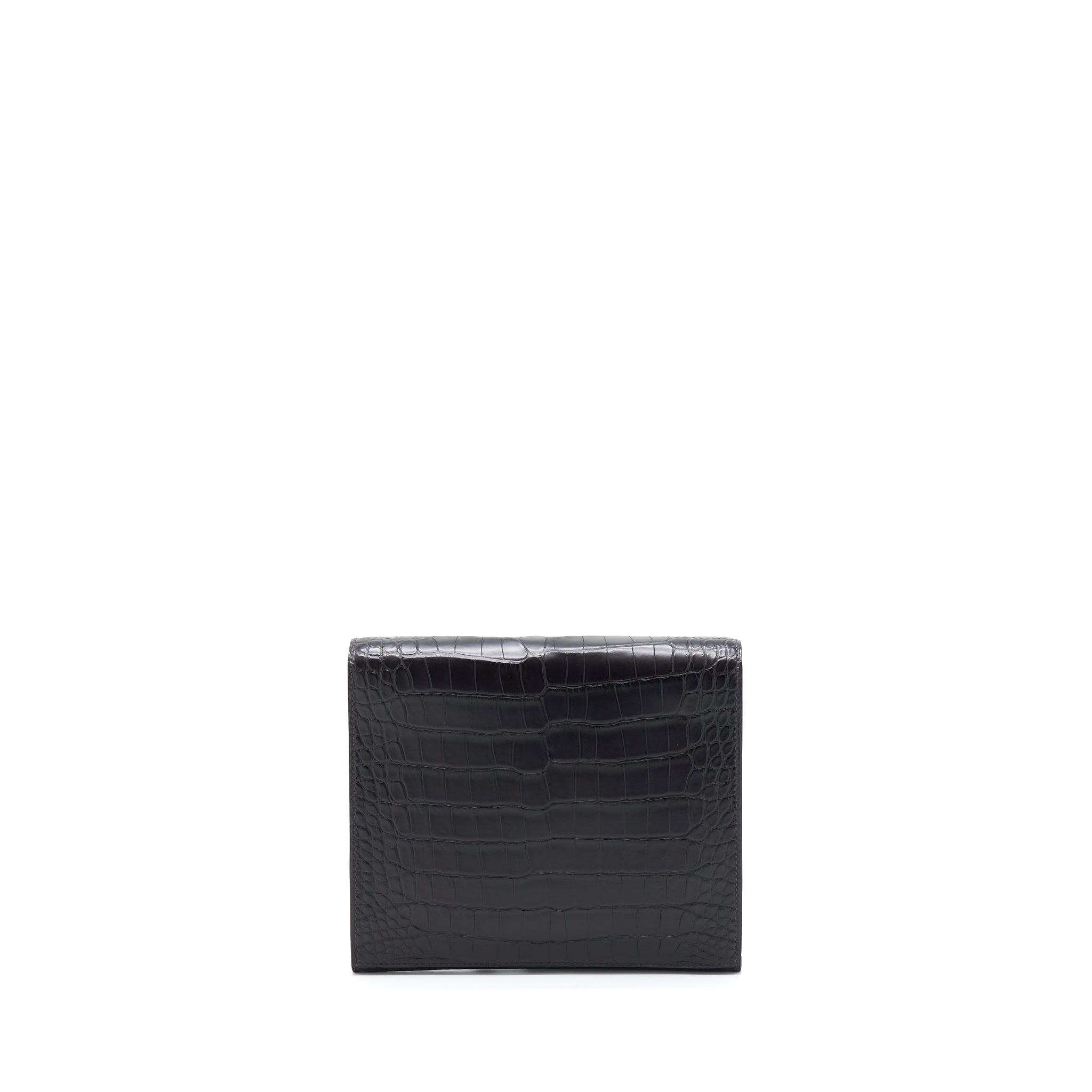 HERMES CINHETIC TO GO ALLIGATOR MISS MATTE 3W PRUNOIR GHW